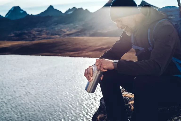 Luqel Wasserfilter Outdoorshooting in den Westalpen