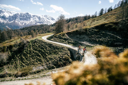 Maloja Clothing Outdoor Sport Mountainbike Fotoshooting in den Westalpen