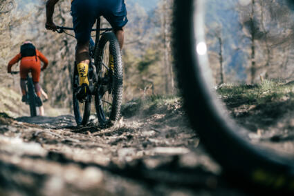 Maloja Clothing Outdoor Sport Mountainbike Fotoshooting in den Westalpen