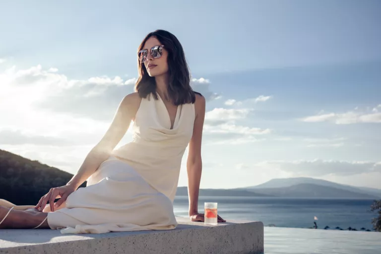 Fotoshooting für die Rodenstock Brillenfassungen Kollektion 2023 auf der Insel Skiathos zusammen mit der Agentur Pascher Heinz