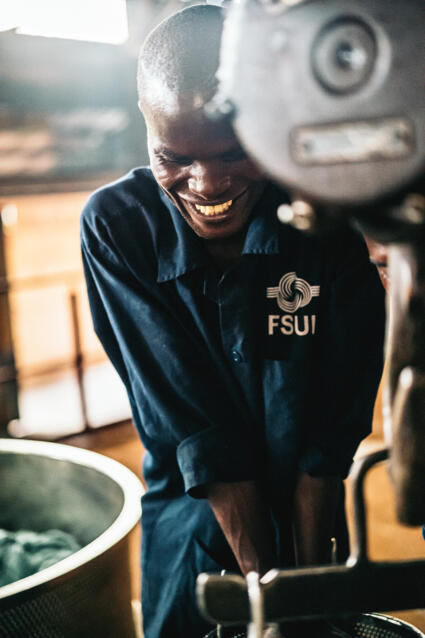 Baumwollbekleidungsproduktion in Uganda für Umoja TSG Hoffenheim